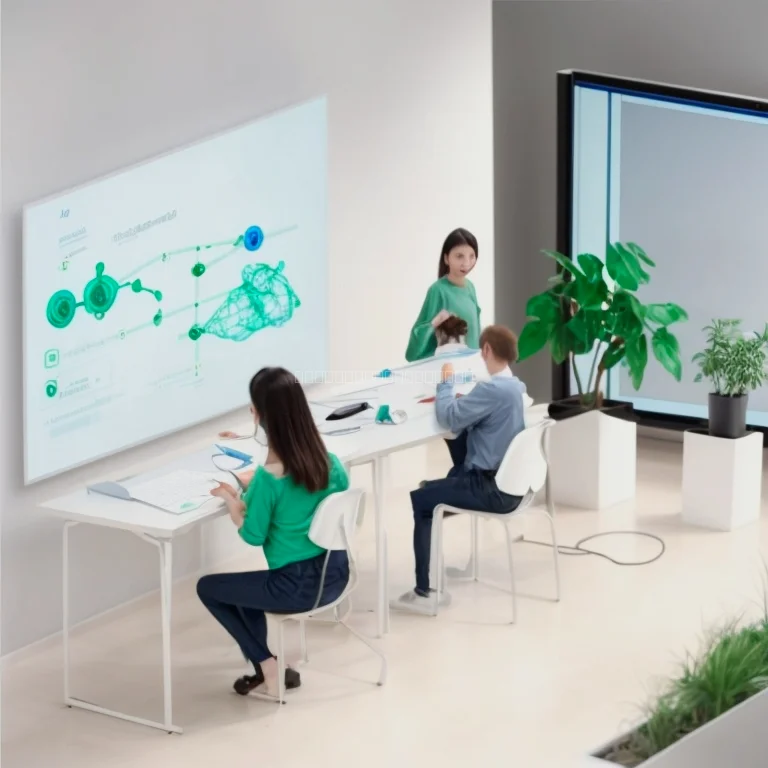 Group of learners collaborating