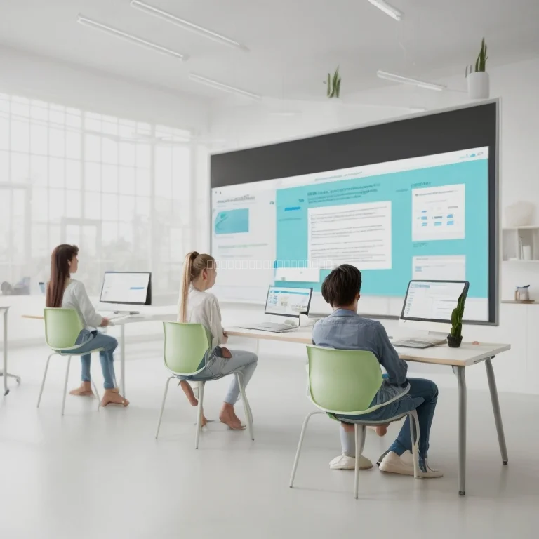Diagram showing the AI course workflow